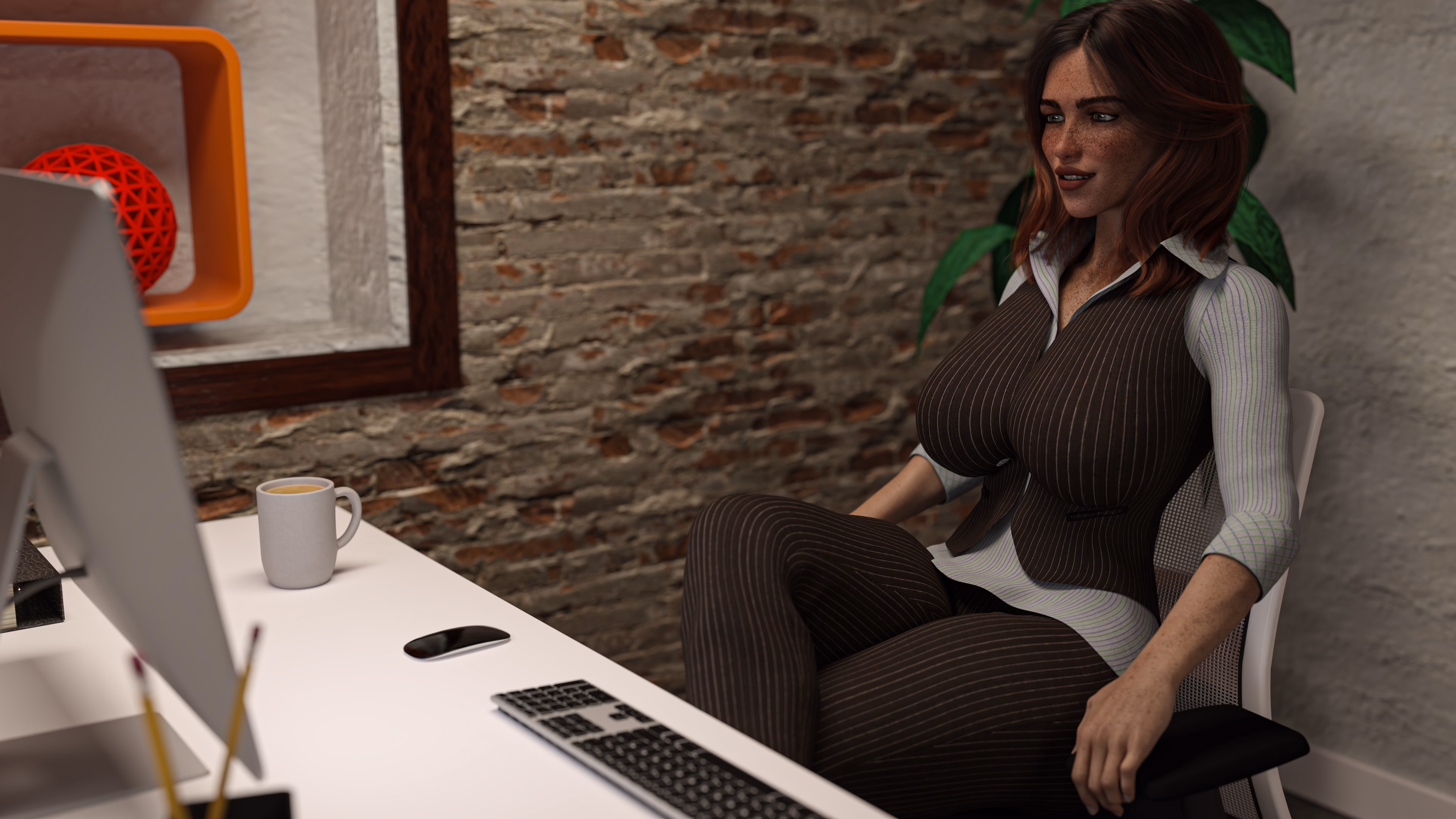 VN Ren'Py Onhold Work Lust [0.4 Remake] [Zoneh69]