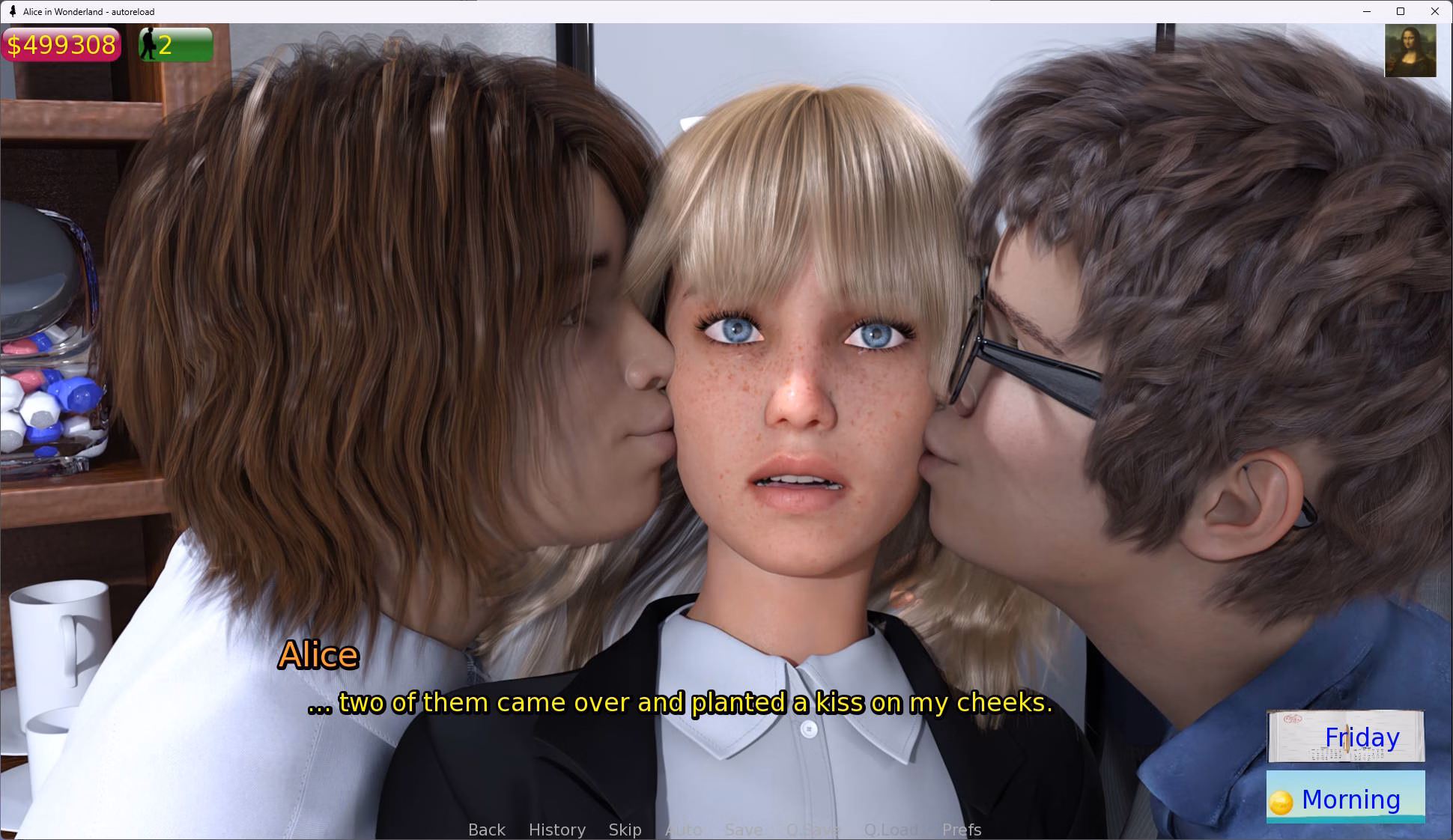 VN Ren'Py Alice in Wonderland [v14.2] [Slow Burn Games]