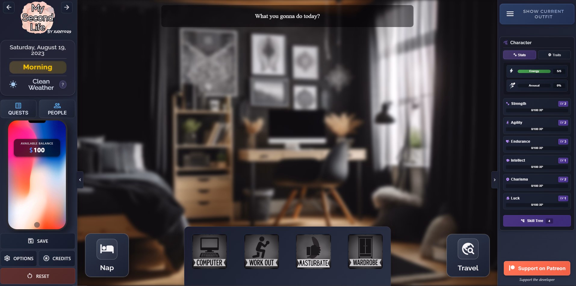 HTML My Second Life [v0.1.1] [Xany029]