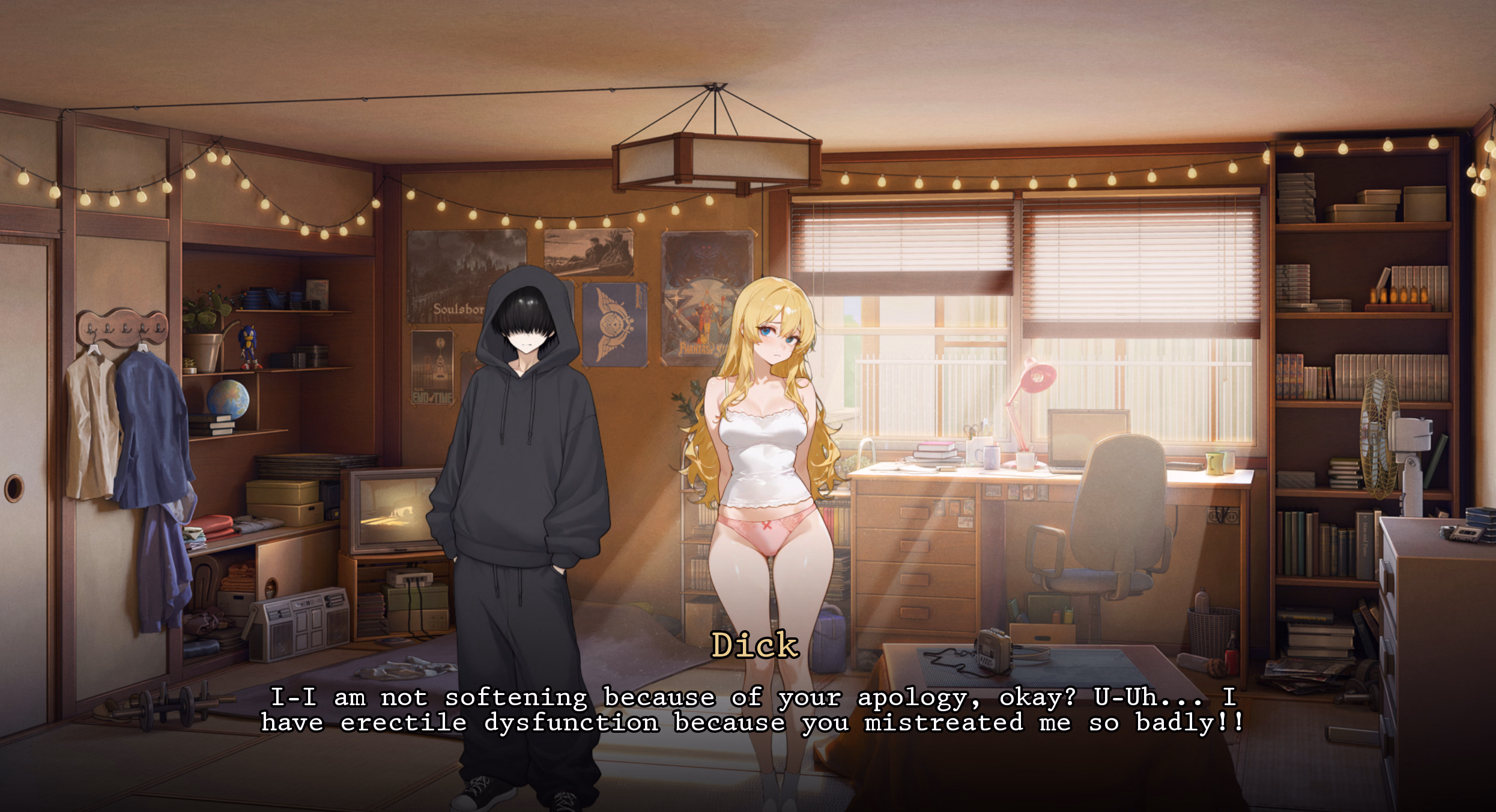VN Ren'Py My Dick Turned Into A Cute Girl [v0.0.1] [Lewdbloom Studios]
