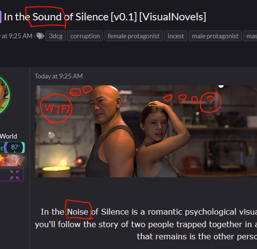 VN Ren'Py In the Sound of Silence [v0.3] [VisualNovels]