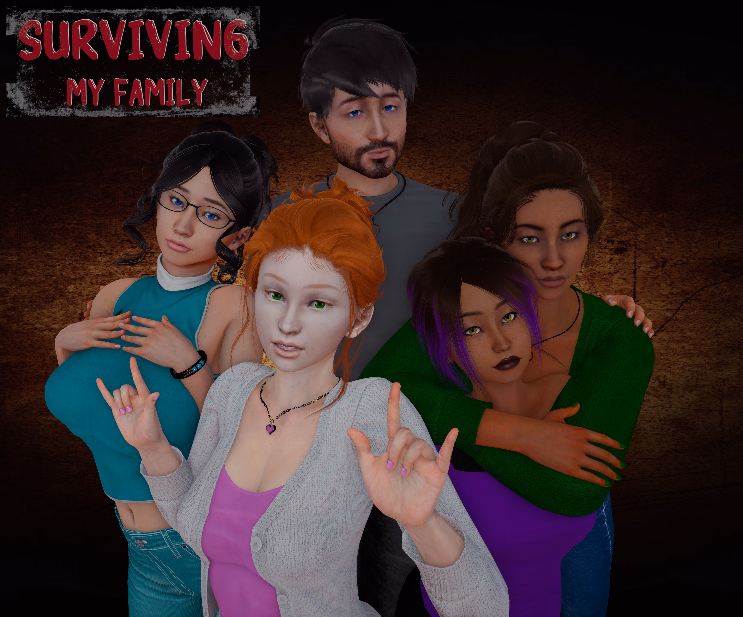 VN Ren'Py Surviving My Family [Ch.2 P1] [Carmine Note Games] download