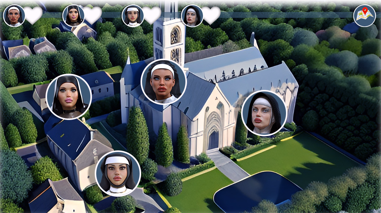 Ren'Py Completed Busty Naughty Nuns [v1.0] [Redfishbone]