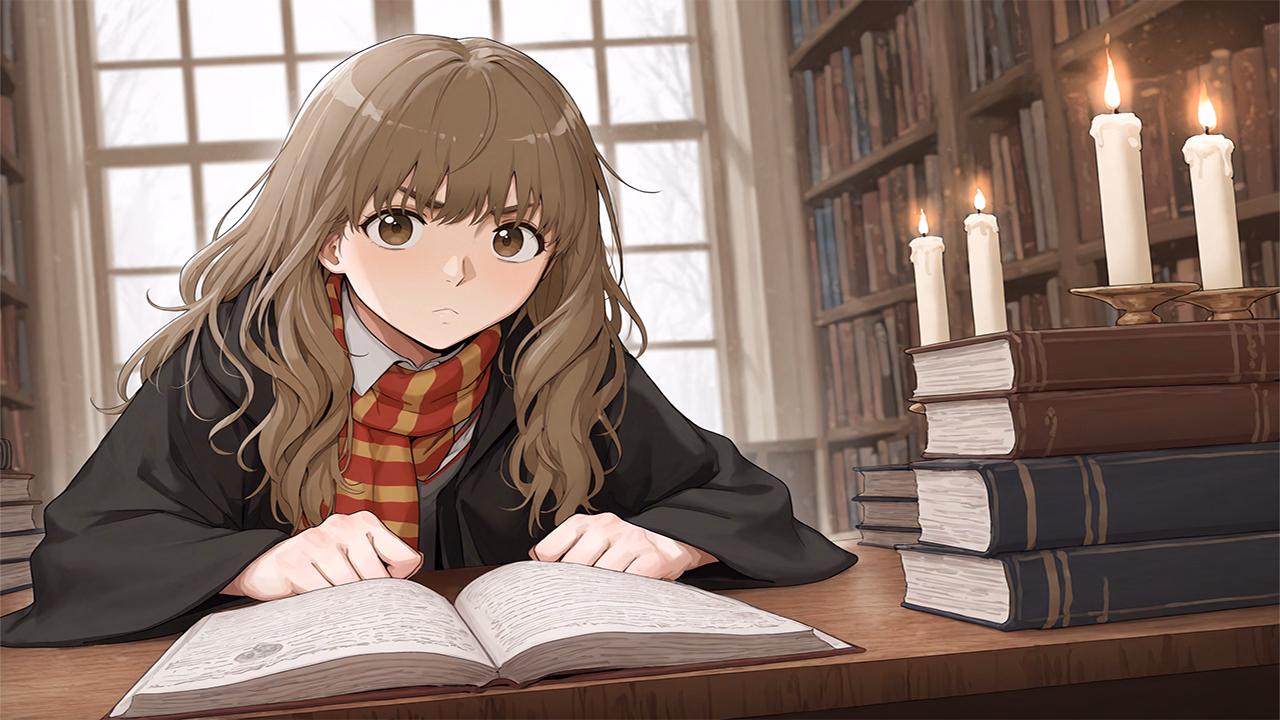 VN Ren'Py Completed Studying with Hermione [v1.0] [Foxfire Studios]