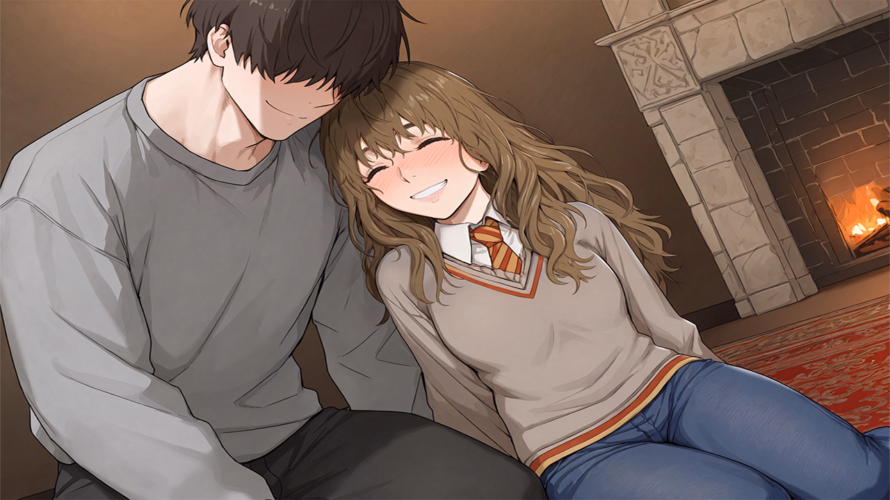 VN Ren'Py Completed Studying with Hermione [v1.0] [Foxfire Studios]