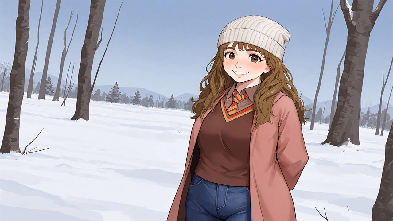 VN Ren'Py Completed Studying with Hermione [v1.0] [Foxfire Studios]