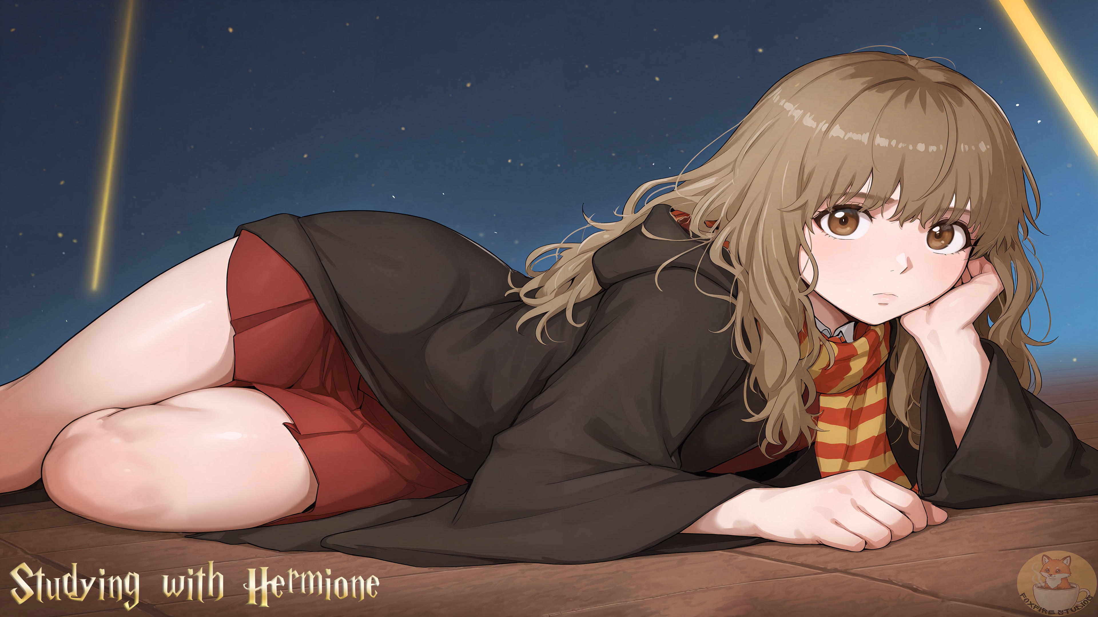 VN Ren'Py Completed Studying with Hermione [v1.0] [Foxfire Studios]