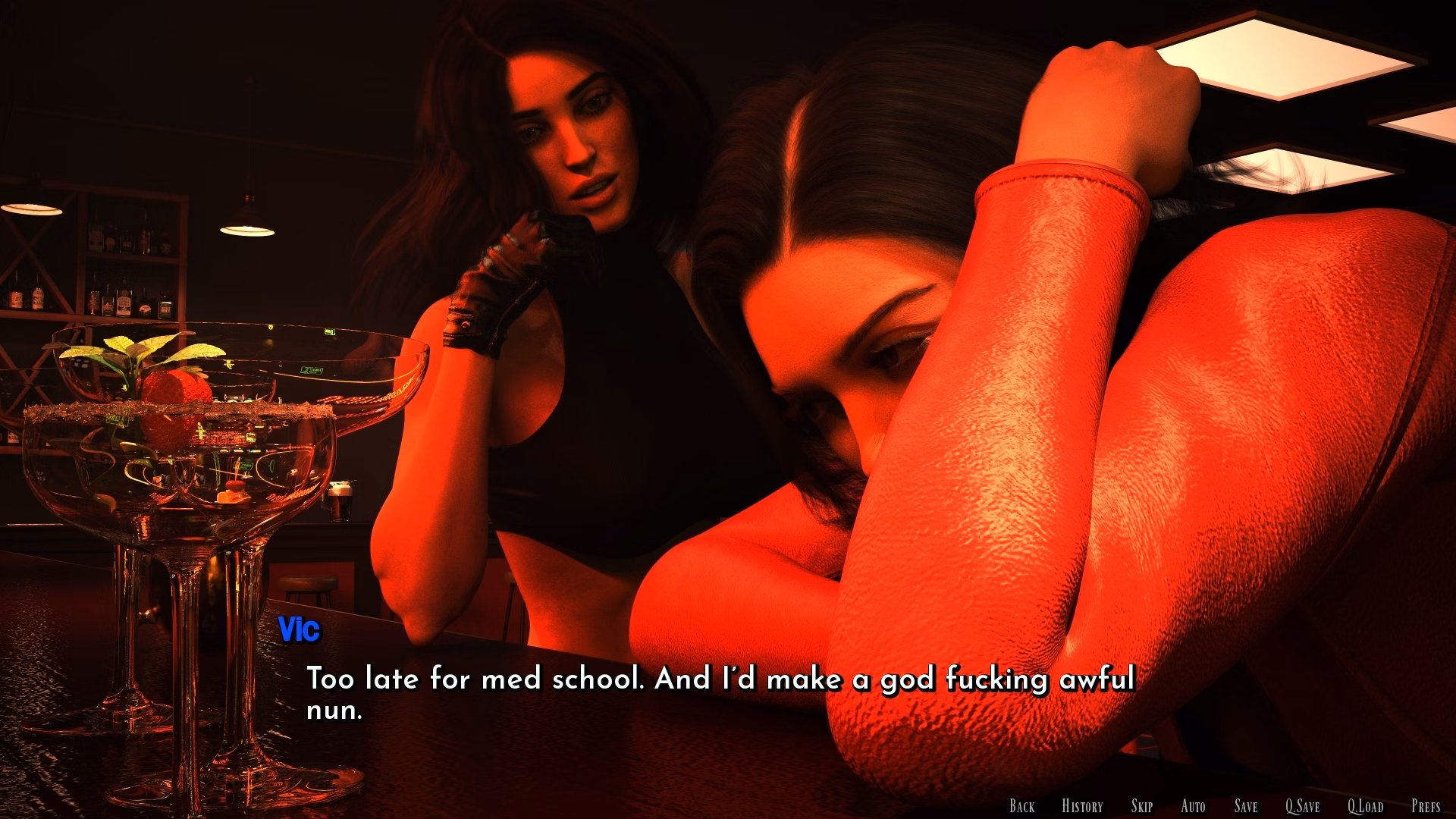 VN Ren'Py Down the Road [Ch.1 v0.35] [Banana H. Games]