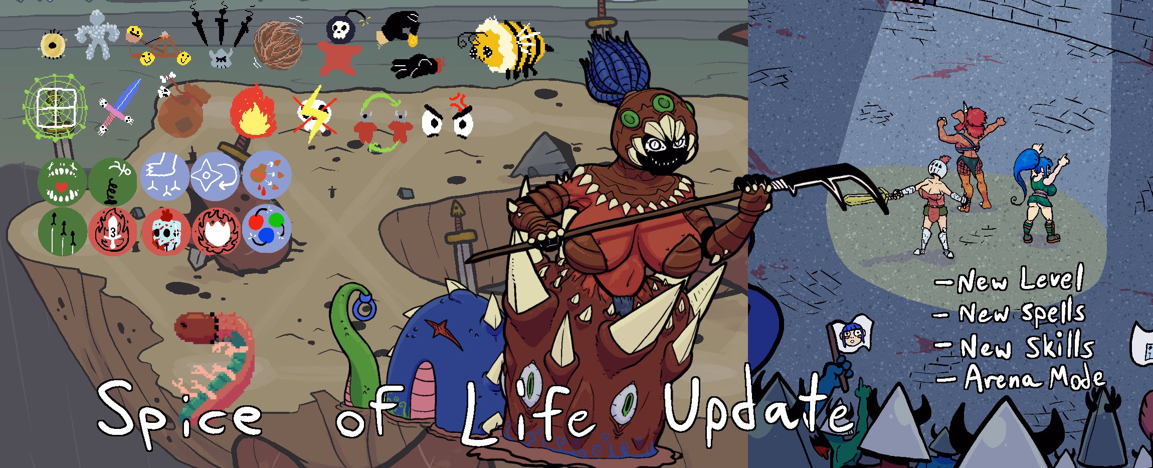 Unity Some Heroines Climb Up a Tower to Ask God Why the Game Has a Name That's So Long [v2.145] [Sinful Salad Games]