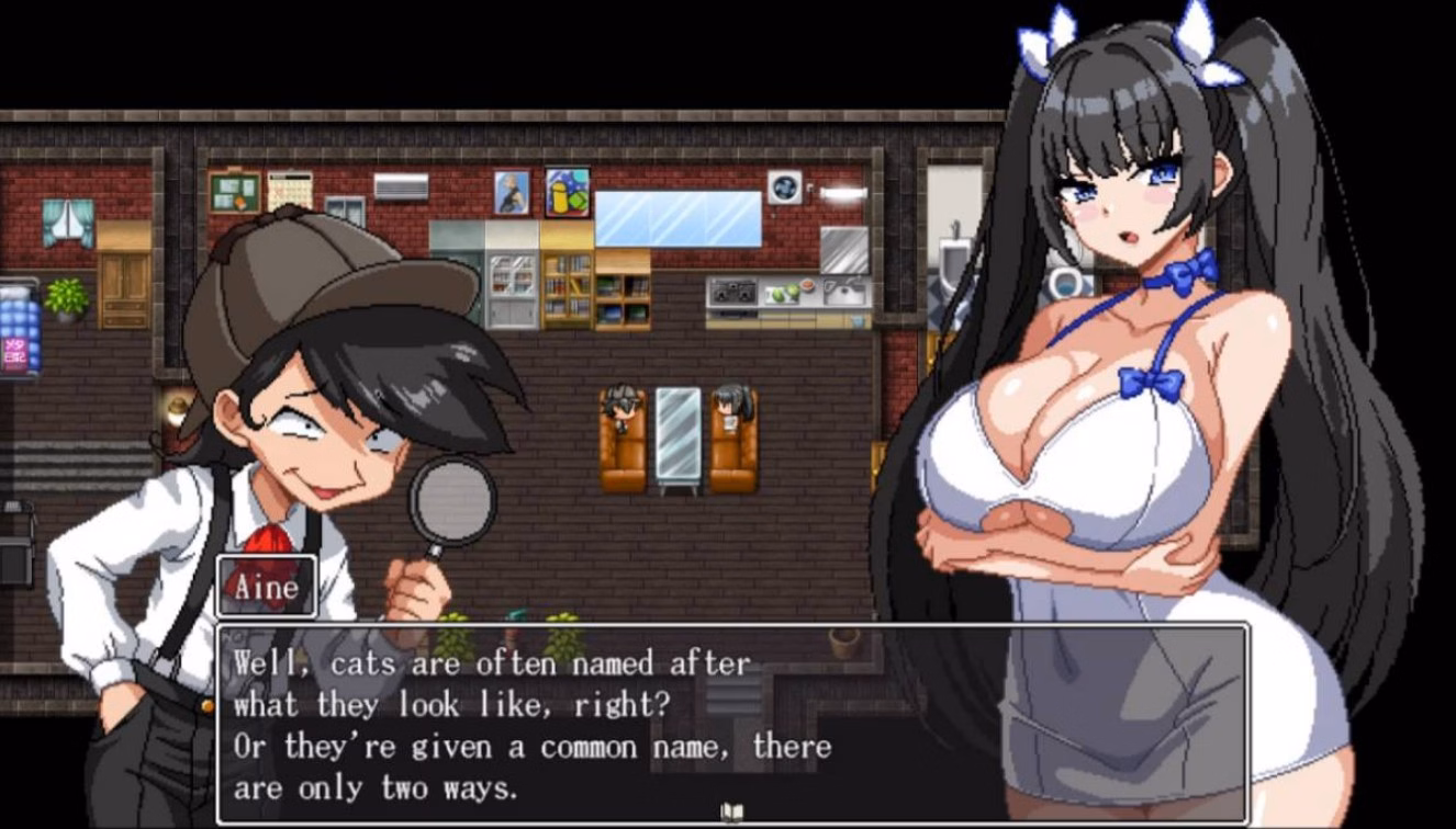 RPGM Completed Busty Detective! The Case Files of Aine Tamagushi [Final] [Hurricane Dot Com]