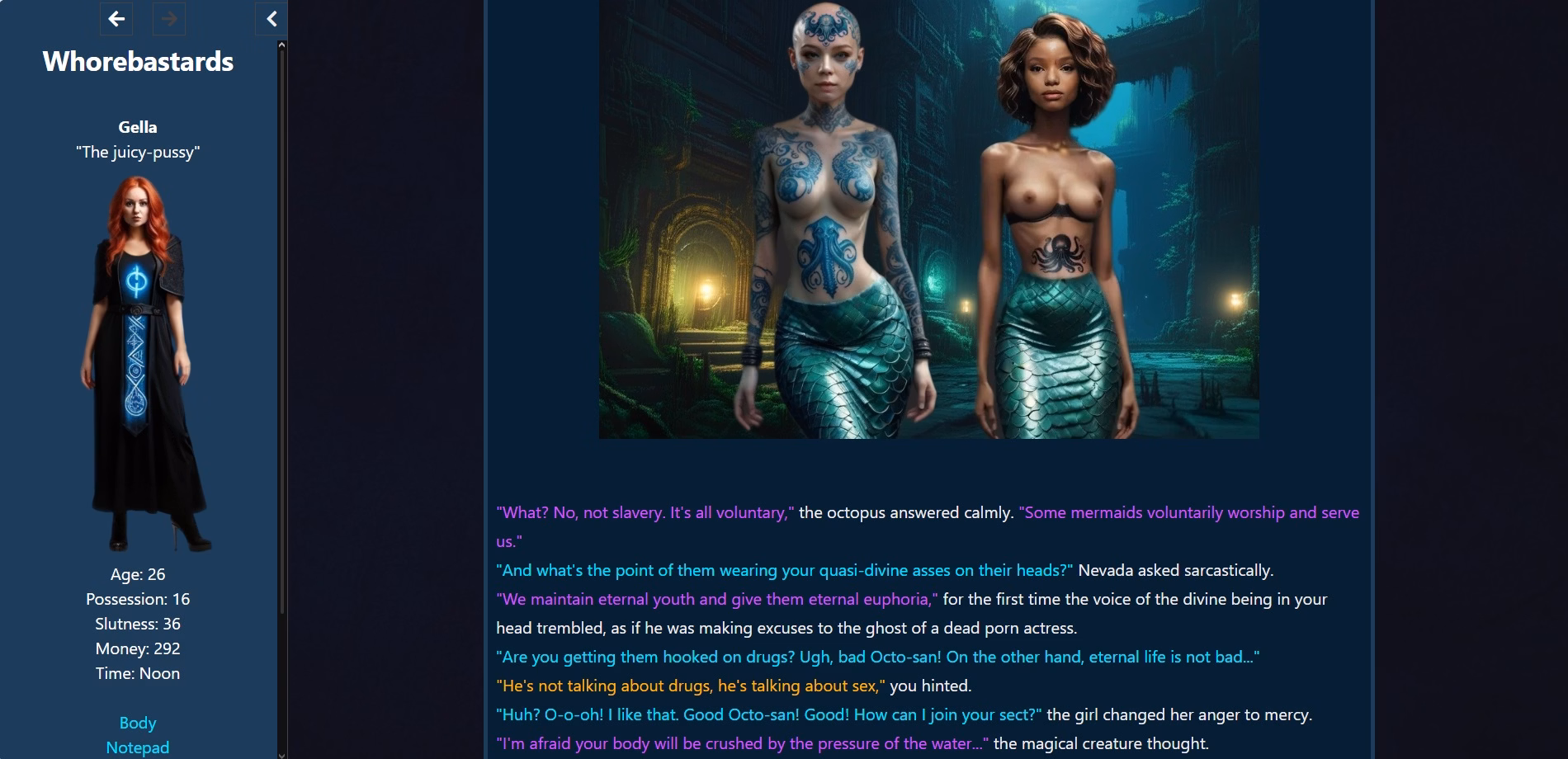 HTML Abandoned Whorebastards [v0.55] [Blood-Red Circus/wwall]