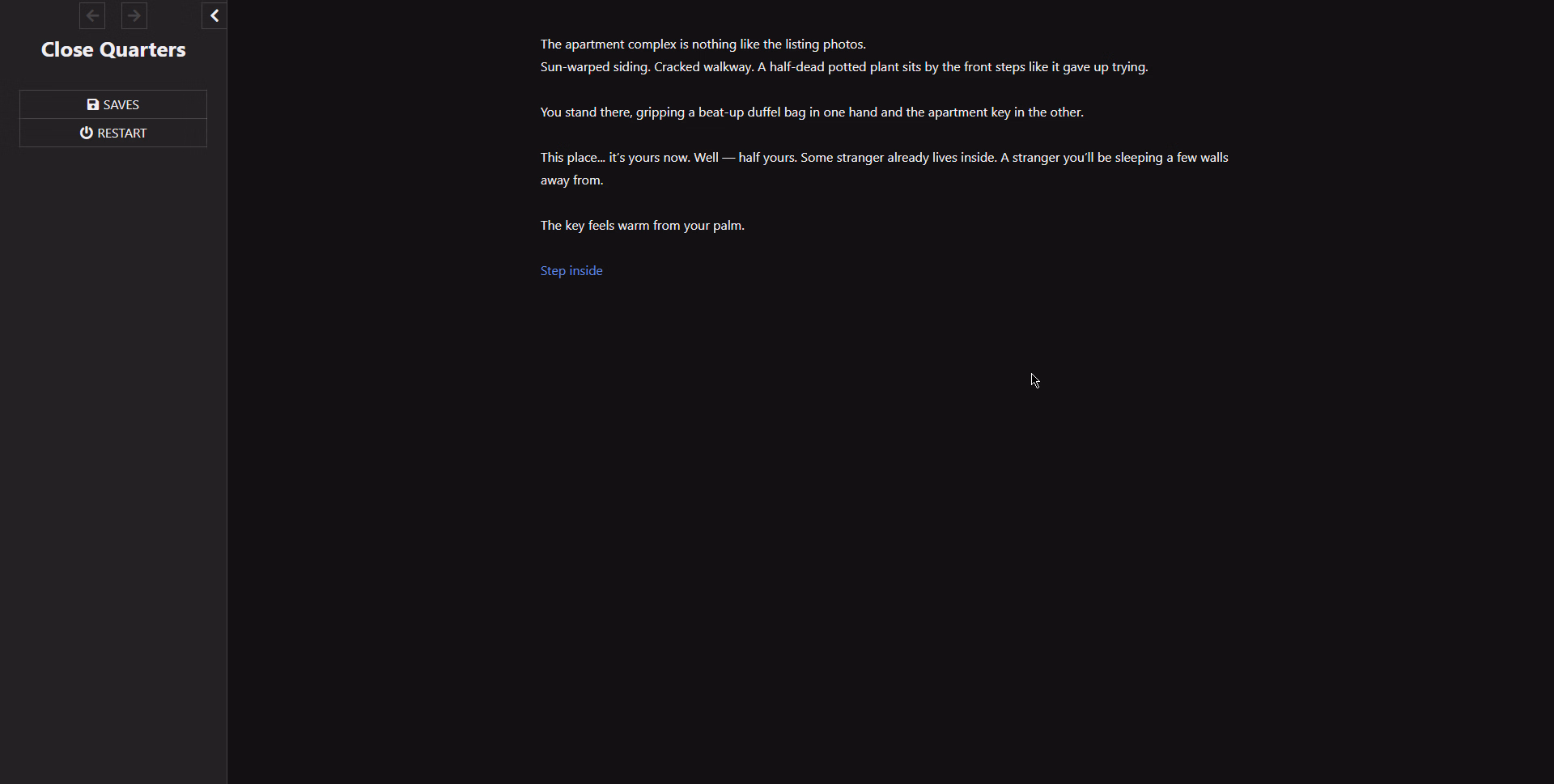 HTML Close Quarters [v0.2.1] [Sqrlpp Games]