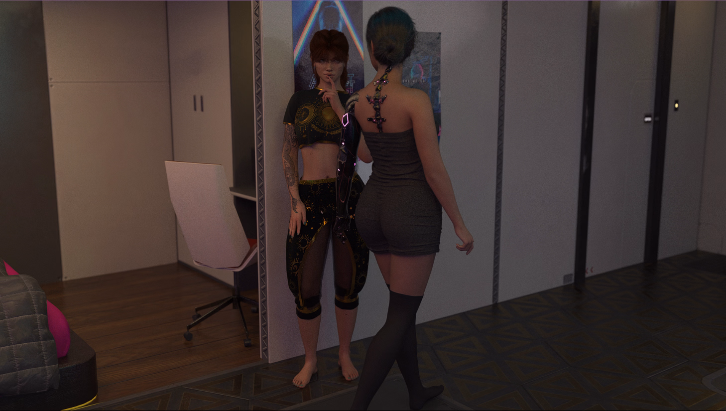 VN Ren'Py Distortion [Demo] [Lewd Core Games]