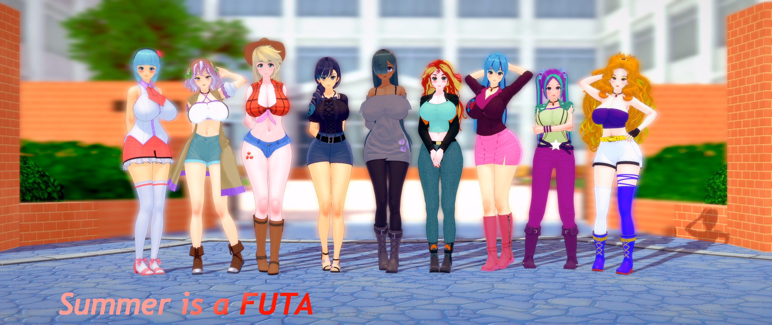 VN Ren'Py Summer Is a Futa [v1.1] [Bosom] download