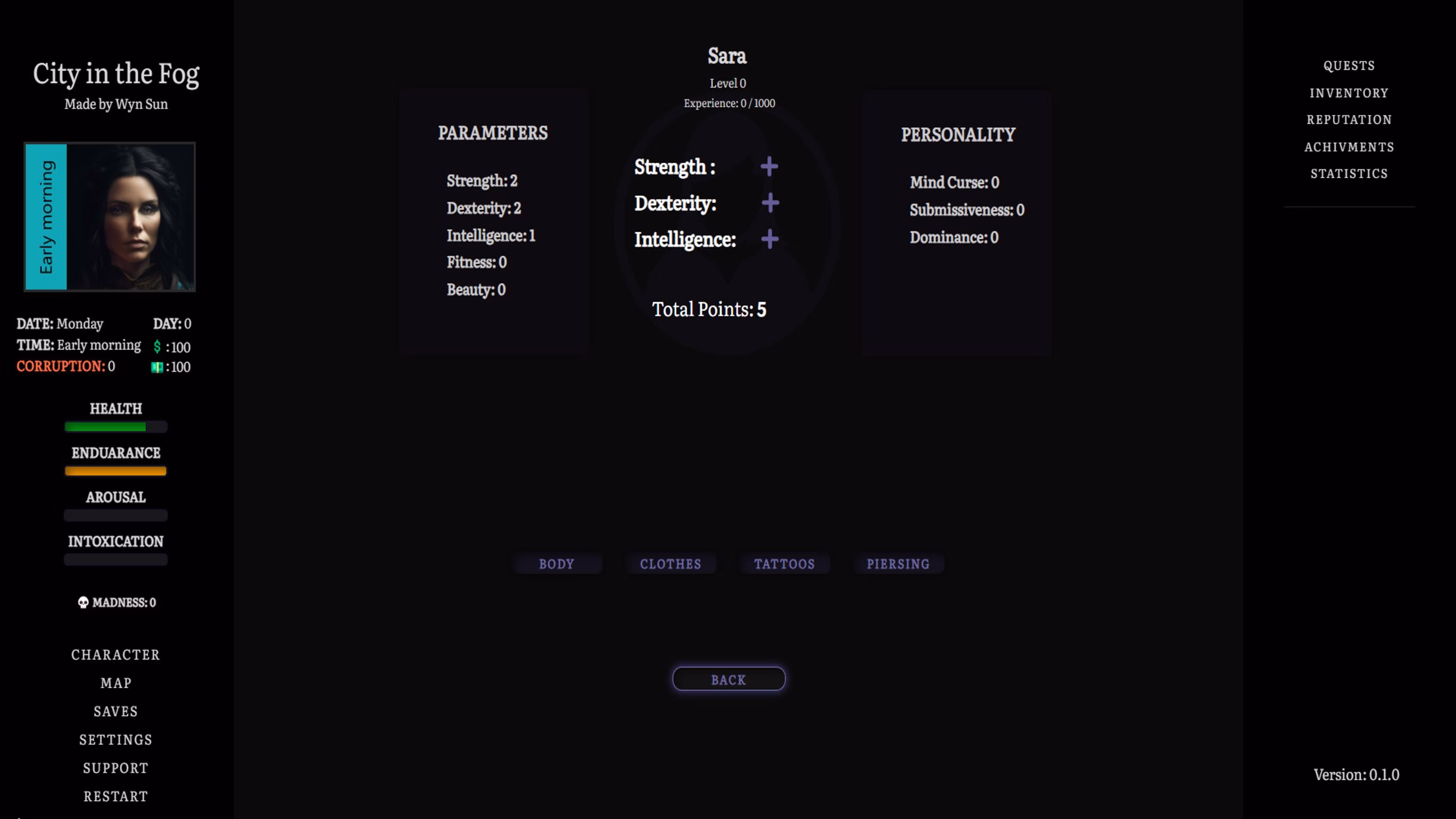 HTML City in the Fog [v0.12.1] [Guldakor]