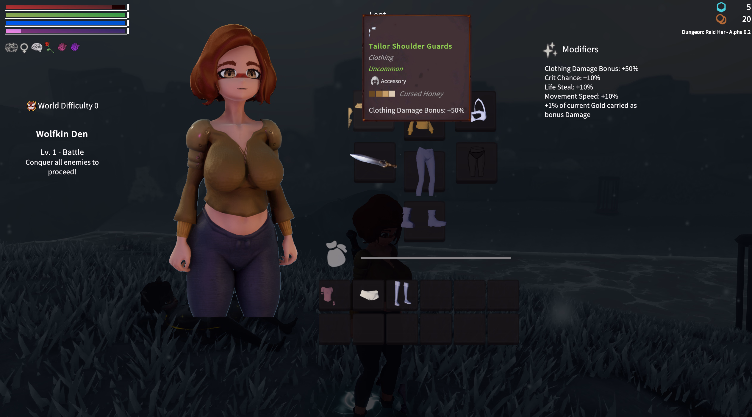 Unity Dungeon: Raid Her [v0.3.1] [keepherdev]