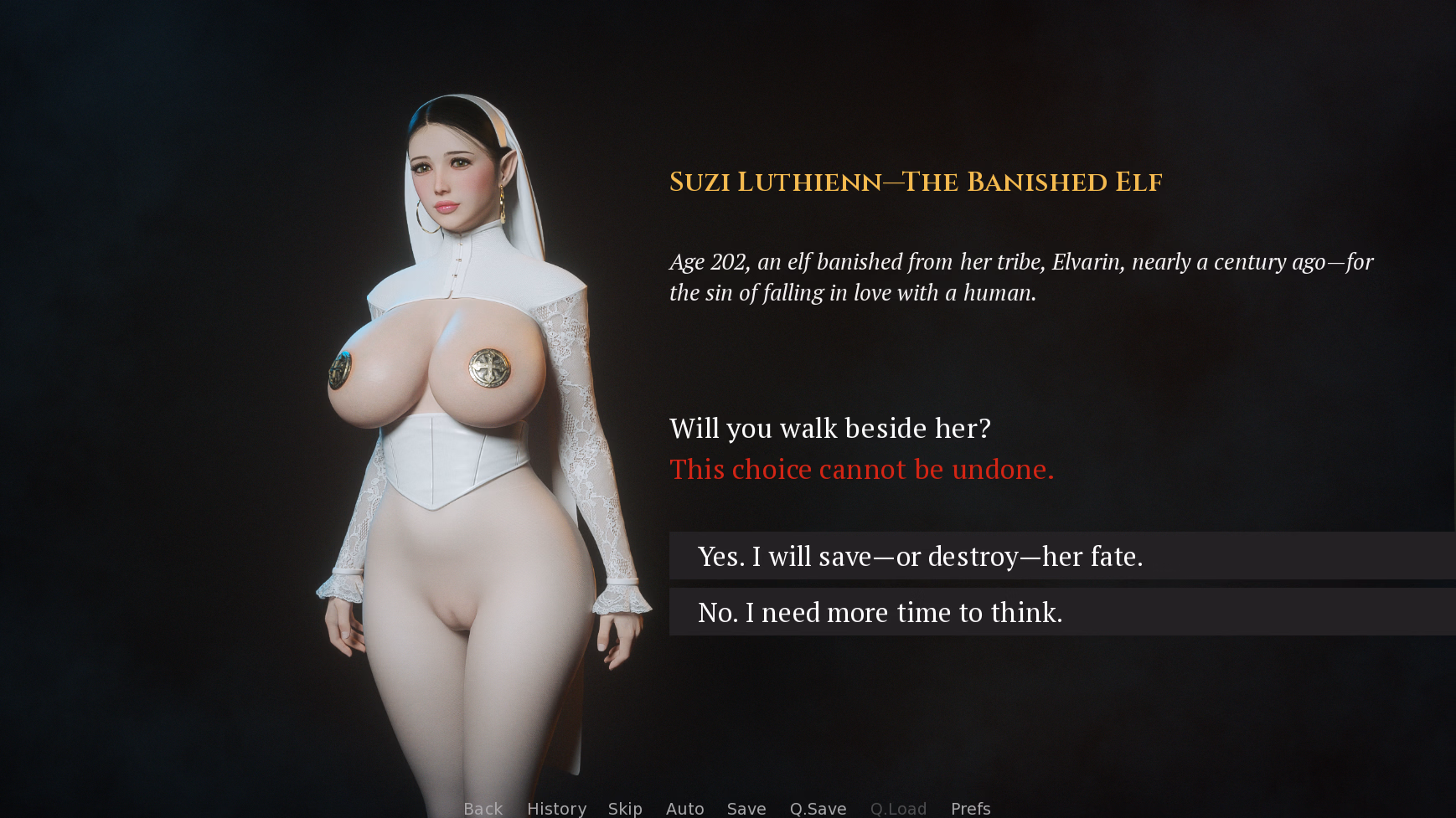 VN Ren'Py Fallen Lady The Game [v0.3 Demo] [Jared999d]