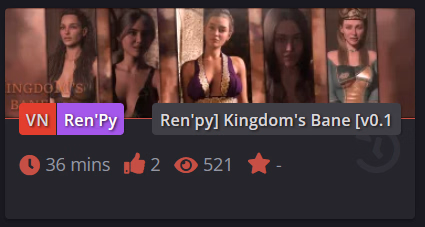 VN Ren'Py Abandoned Kingdom's Bane [v0.1.2] [Desire & Lust]
