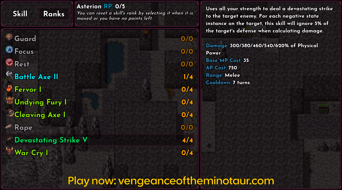 RPGM !!Vengeance of the Minotaur RPG [v0.2.0] [PlayClaritas]