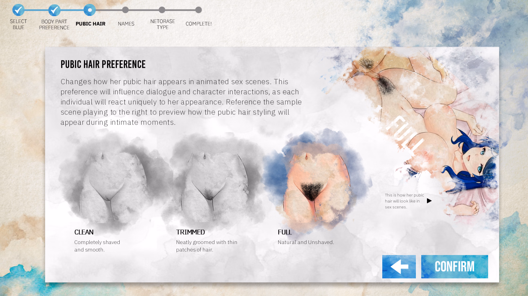 VN Ren'Py Stains of Blue [v1.6b BETA] [Zetzsuu]