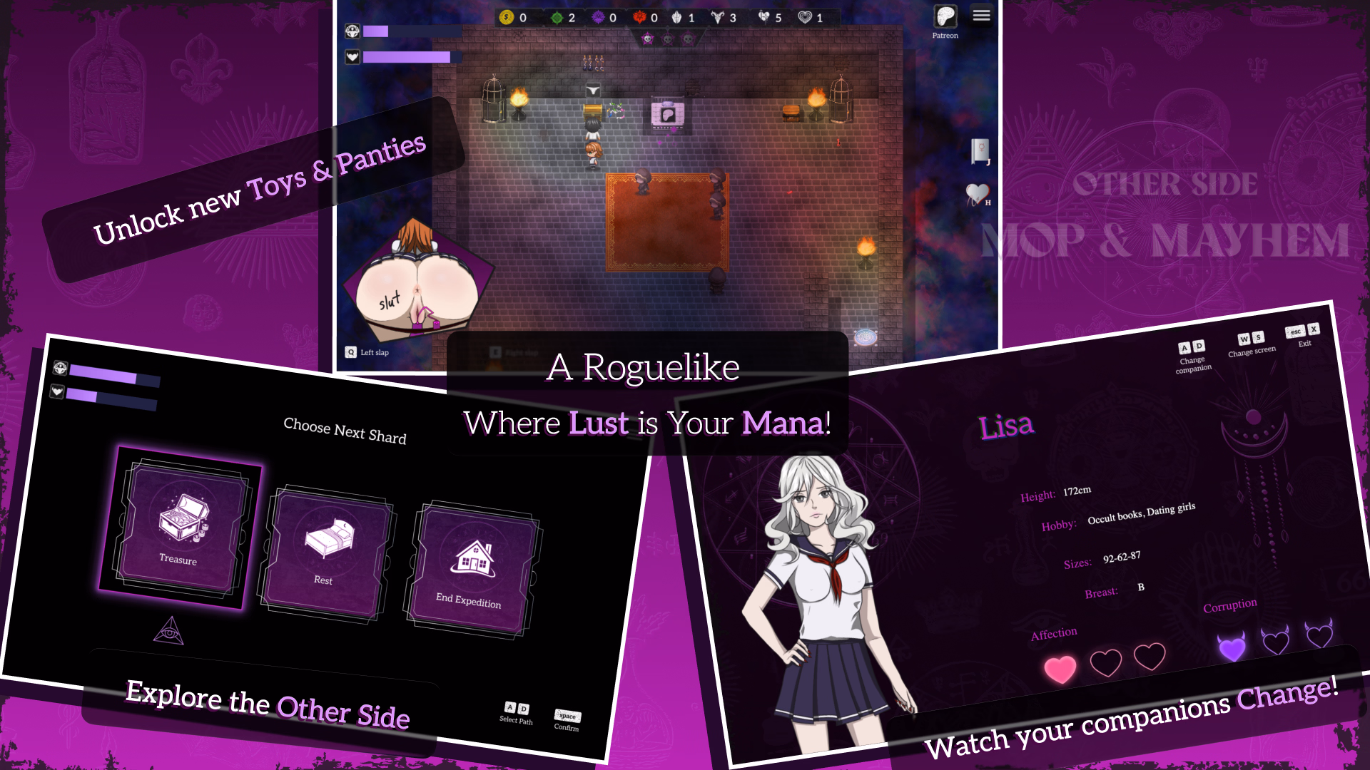 RPGM Other Side: Mop & Mayhem [v0.4.2b] [lustoriagames]