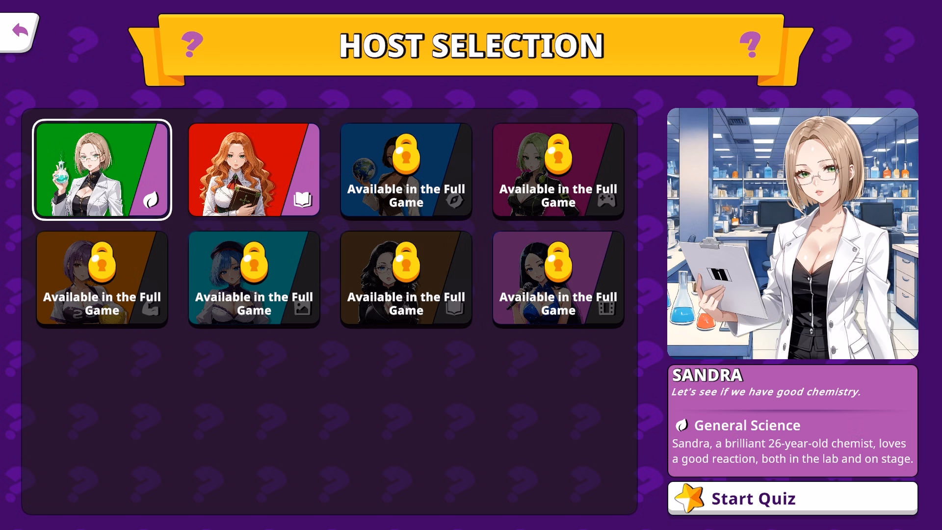 Unity A Sexy Quiz Show [v0.8.3 Demo] [Hentai Panda]