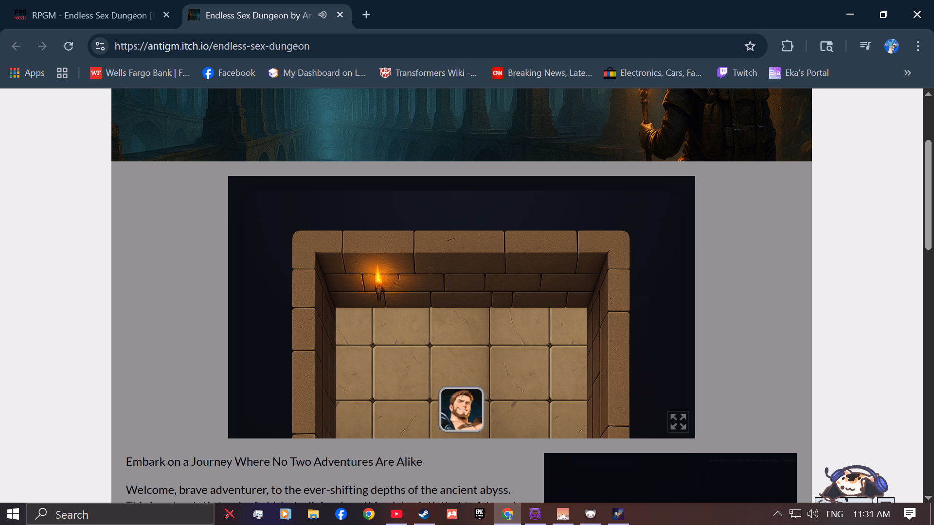 RPGM Endless Sex Dungeon [v3.1] [AntiGM]
