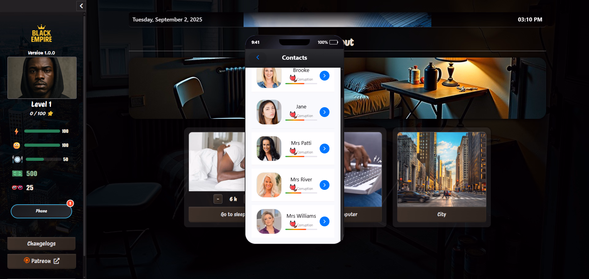 HTML Black Empire [v1.5.2] [Moltes]