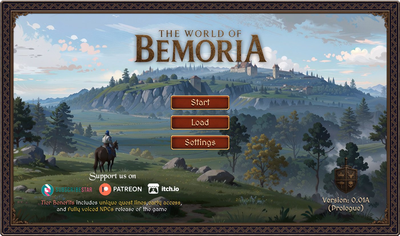 HTML The World of Bemoria [Initial Build v0.10a] [Bemorian Studios]