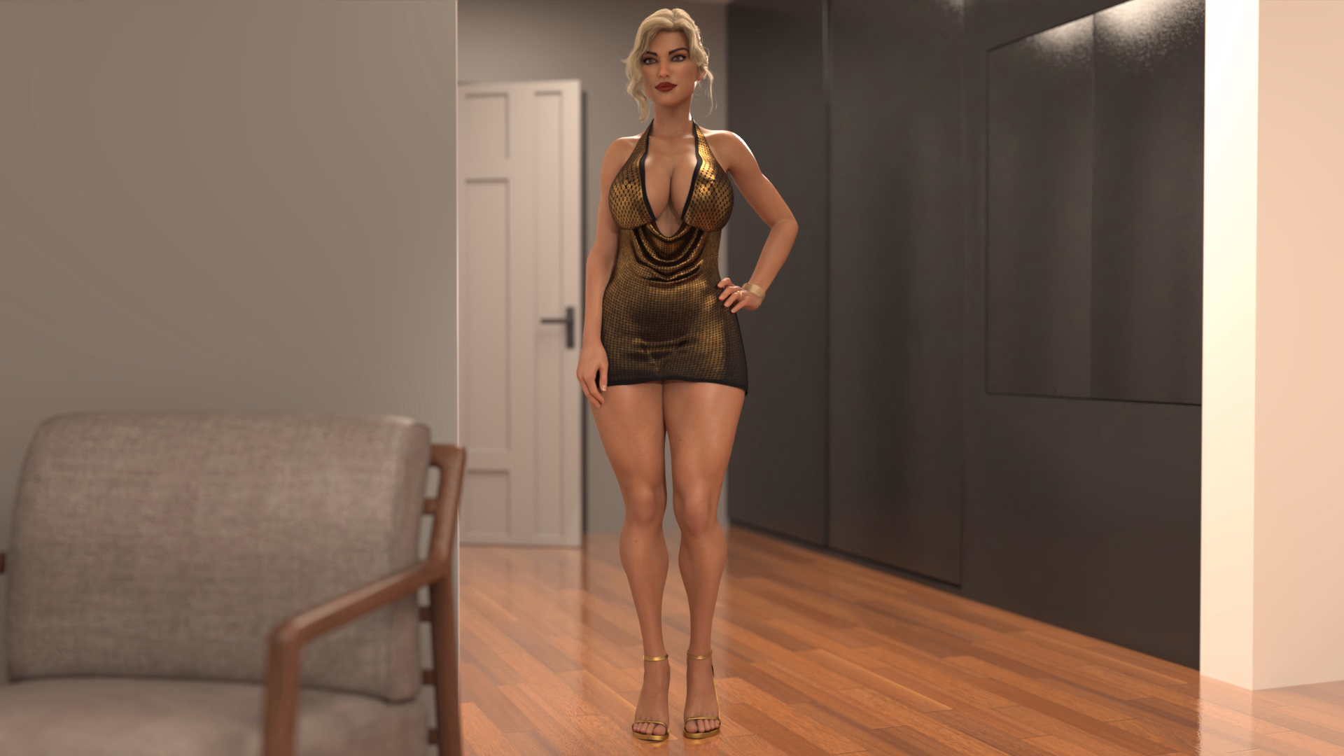 VN Ren'Py Abandoned Twisted Fate: Lust & Power [v0.1] [Golden Midnight Studios]