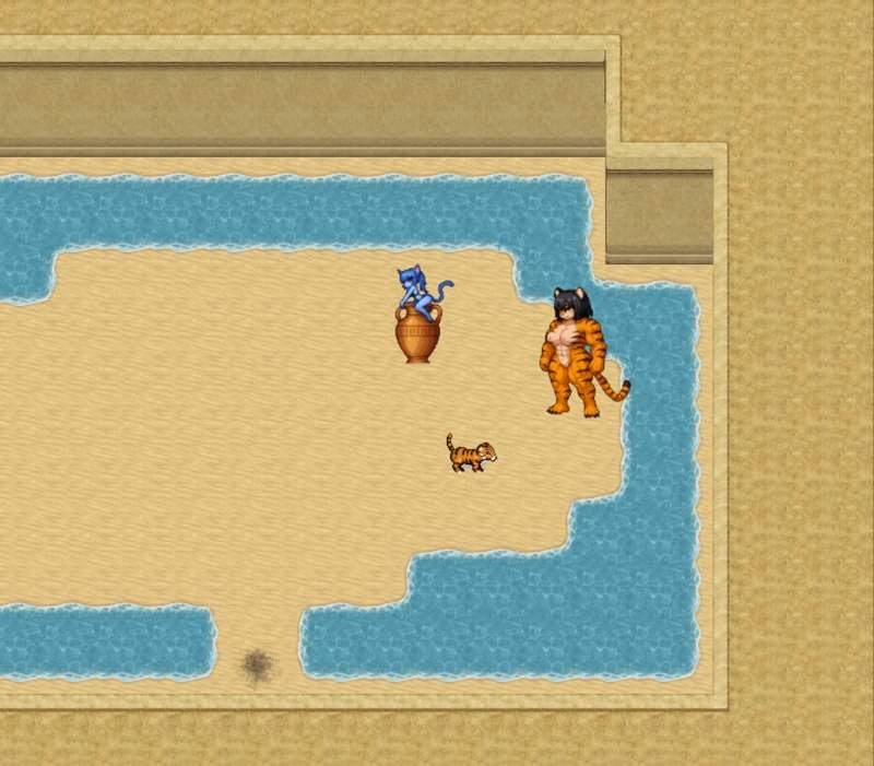 RPGM Furry Kitten Beach Party [Stage1] [furrychaser]