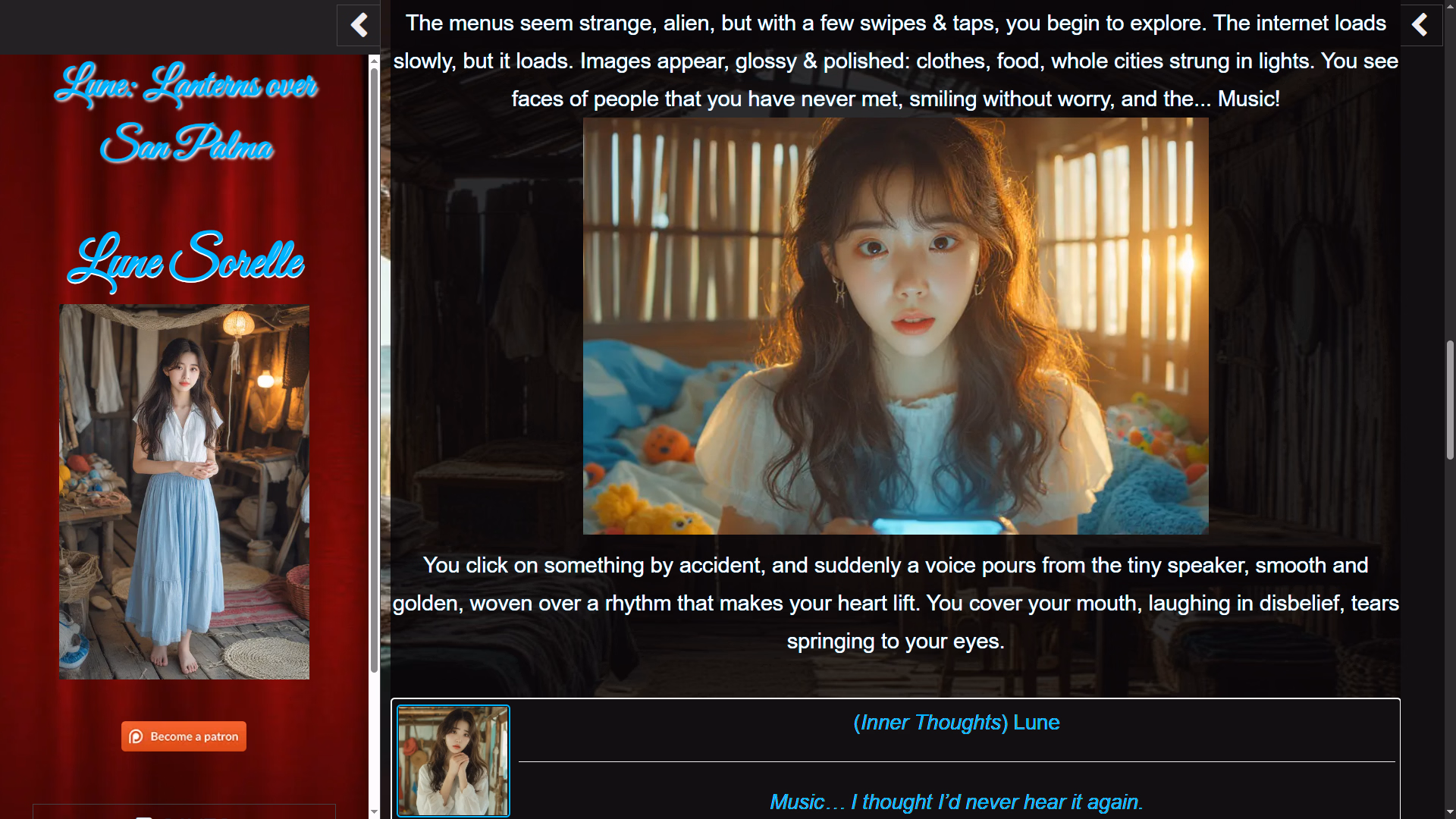 VN HTML Lune: Lanterns over San Palma [v0.0.2] [Violet Kitten]