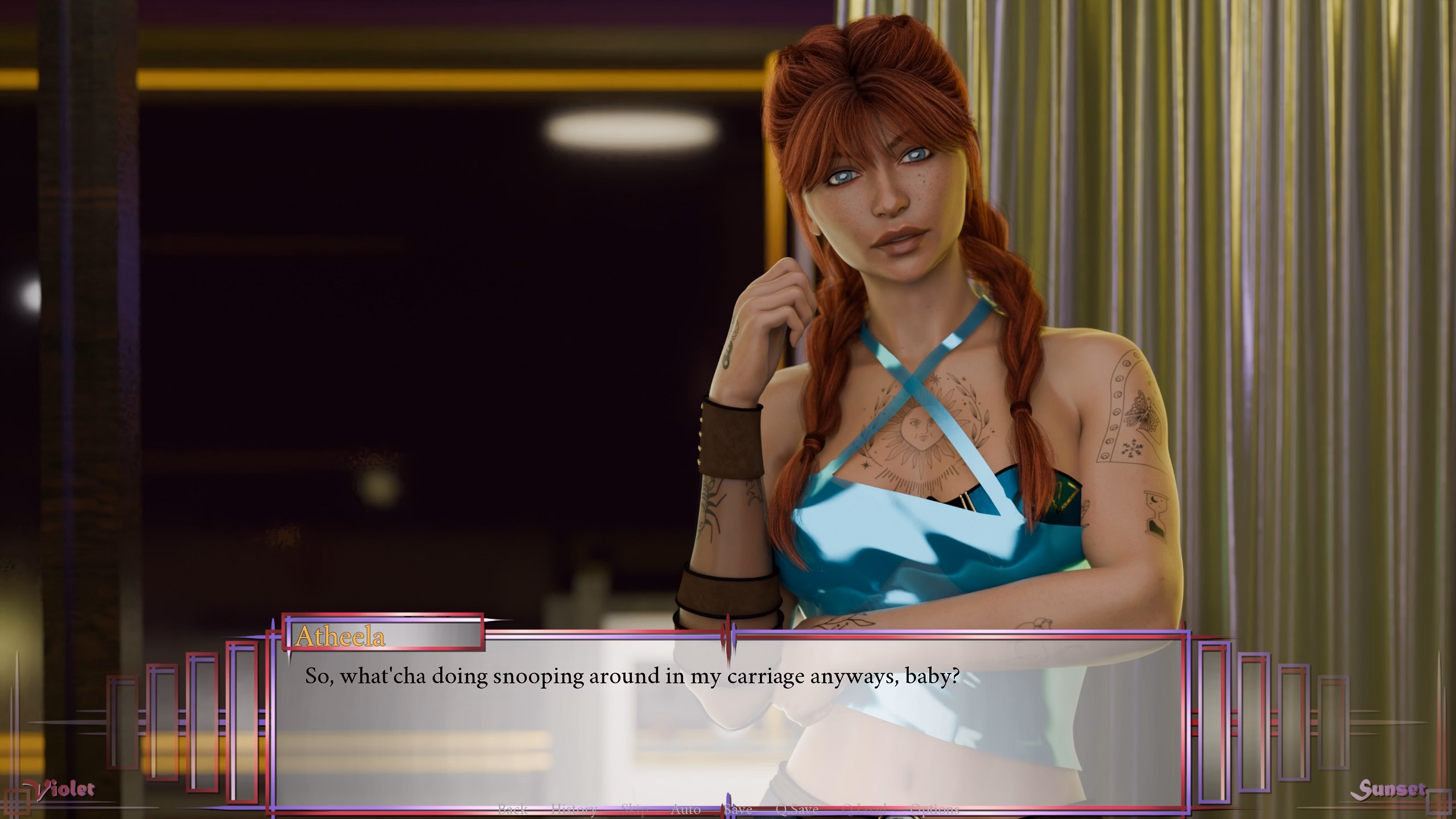 VN Ren'Py Violet Sunset [Lythe! Blade of Malpractice] [AnnaSeries]