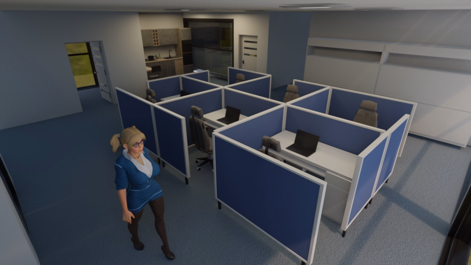 VN Ren'Py Abandoned Julia and the Office [demo] [Jimmy TheDev]
