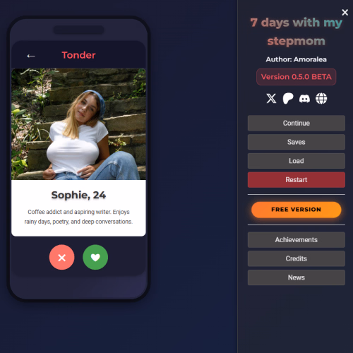 HTML 7 Days with My Stepmom [v0.7.1] [Amoralea]