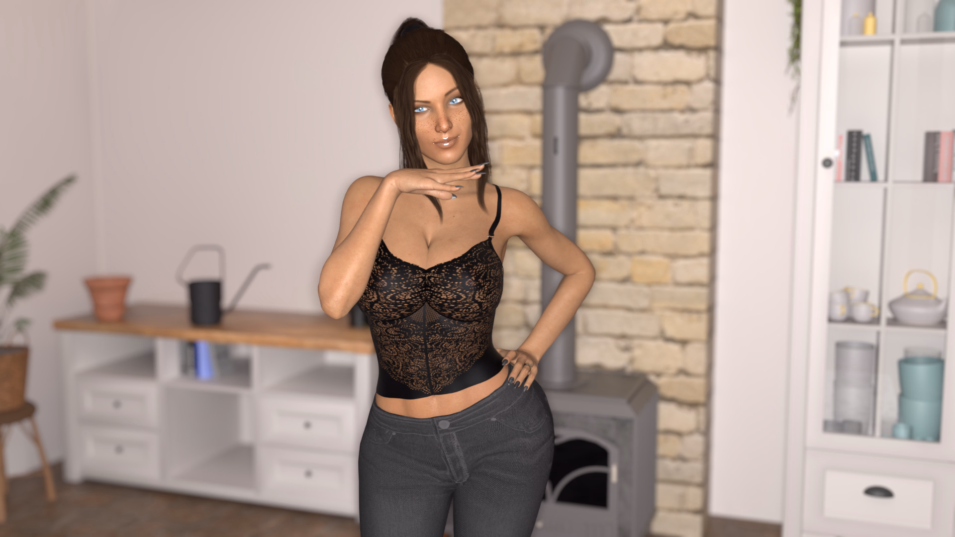 VN Ren'Py CCTV SECRETS My Wife Is A Model [v0.4] [SenSec3D]