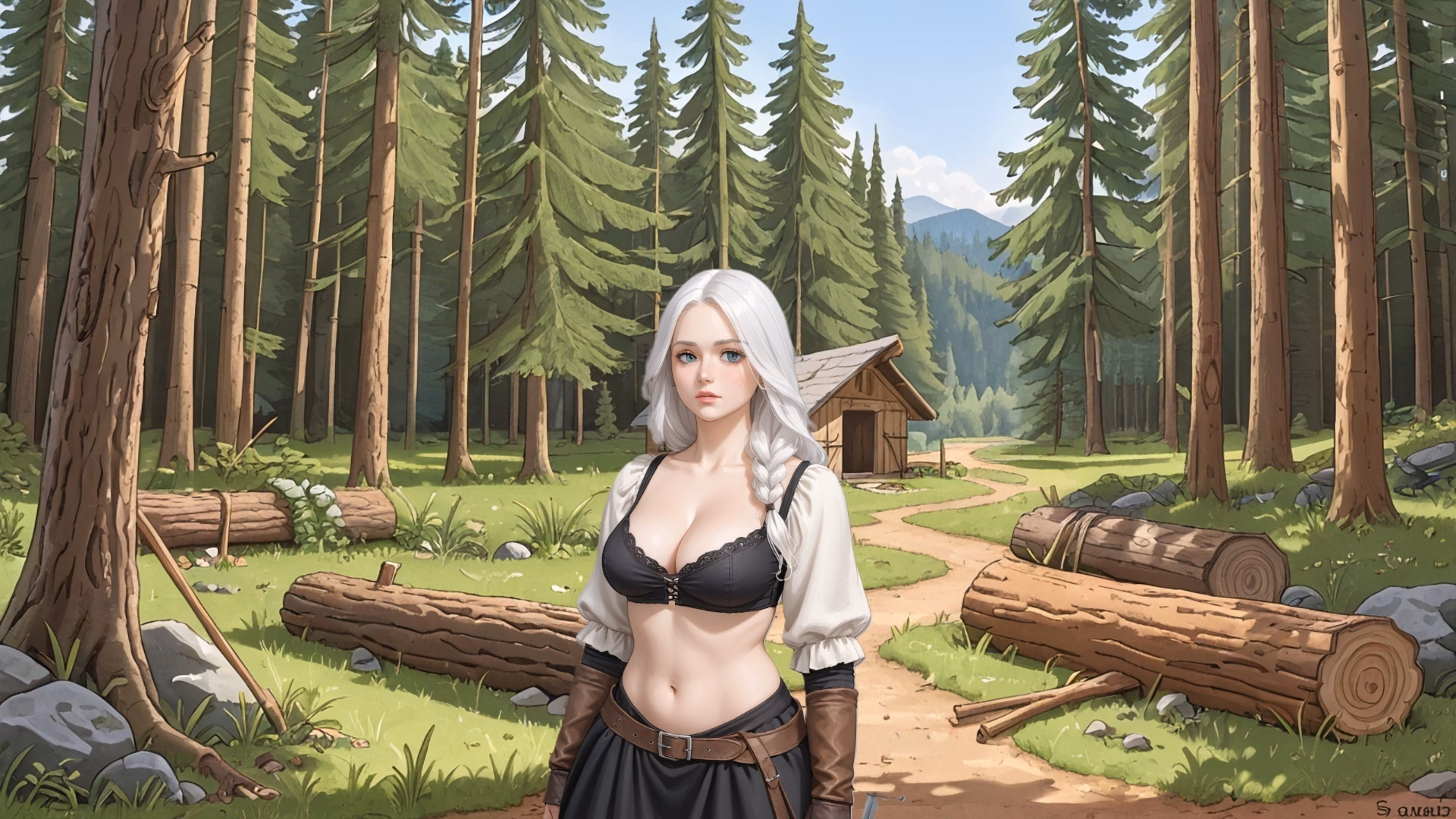 VN Ren'Py Muscle Queen [v1.1] [Muscle Girl Paradise]