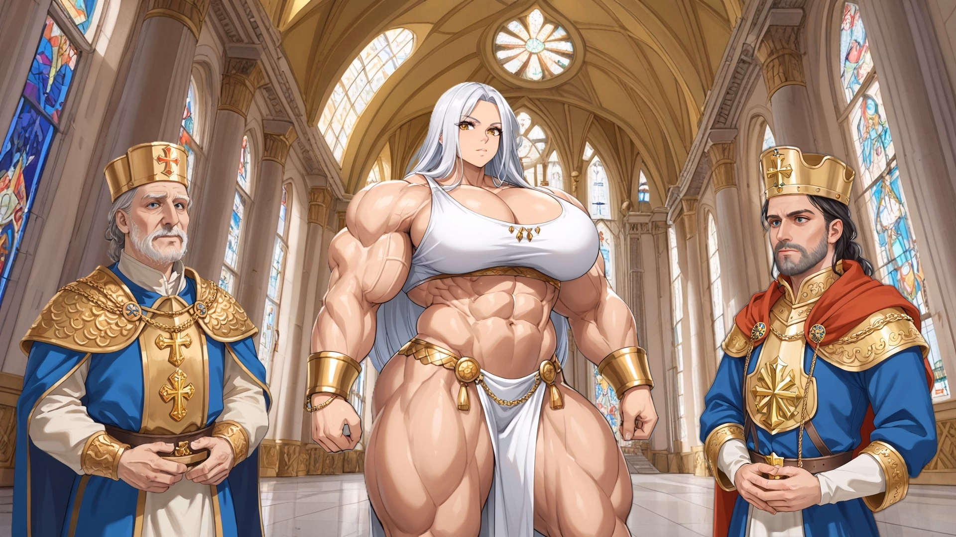 VN Ren'Py Muscle Queen [v1.1] [Muscle Girl Paradise]