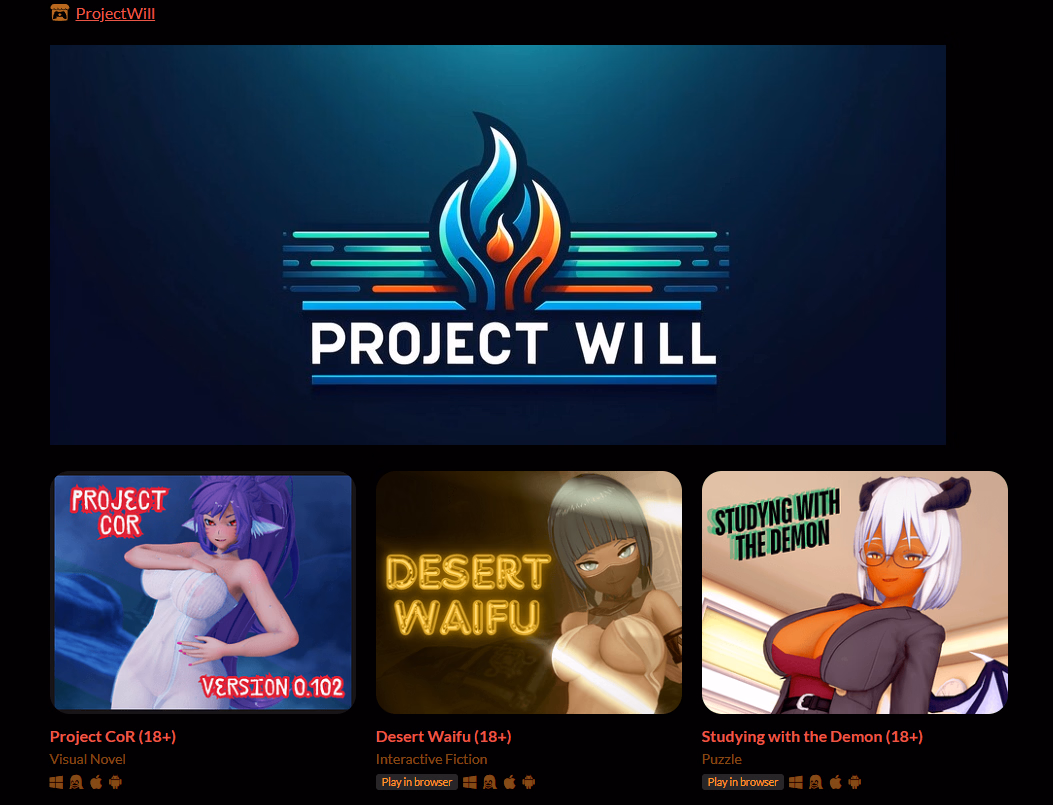 VN Ren'Py Abandoned Desert Waifu [v0.1] [ProjectWill]