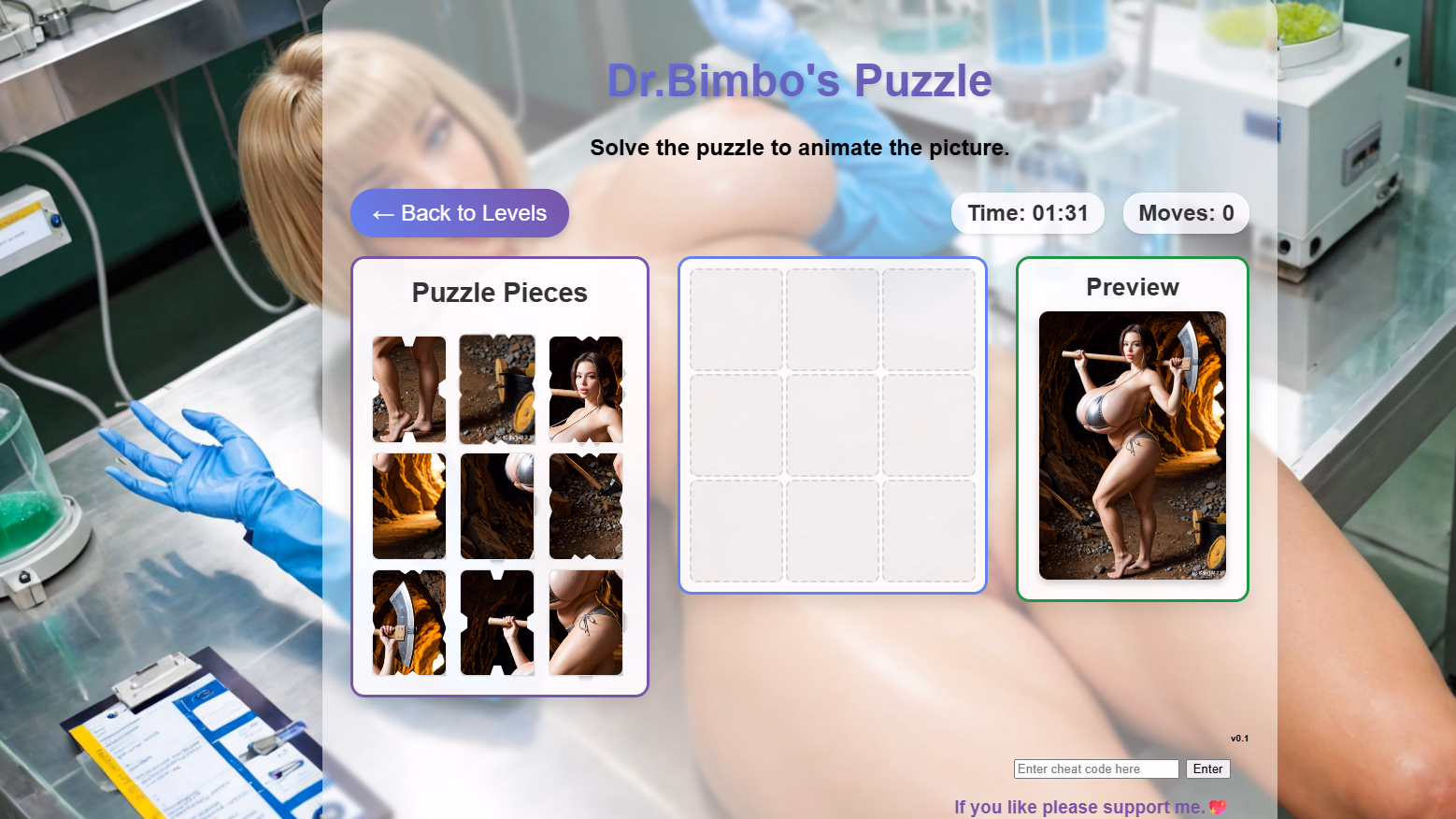 HTML Dr. Bimbo's Puzzles [Anime Version] [Doctor Bimbo]