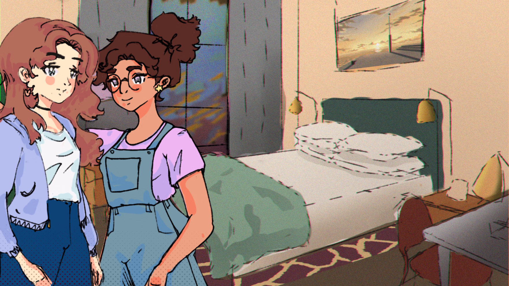 VN Ren'Py Completed Only One Bed [v1.0] [Janksmith]