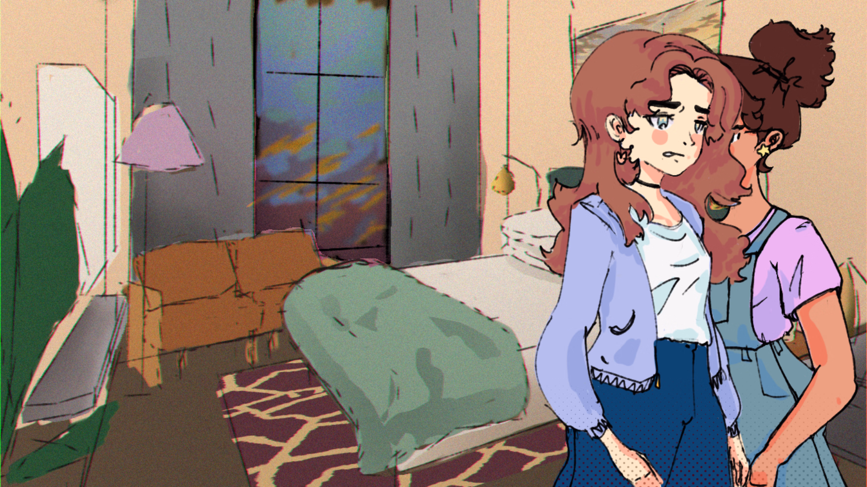 VN Ren'Py Completed Only One Bed [v1.0] [Janksmith]