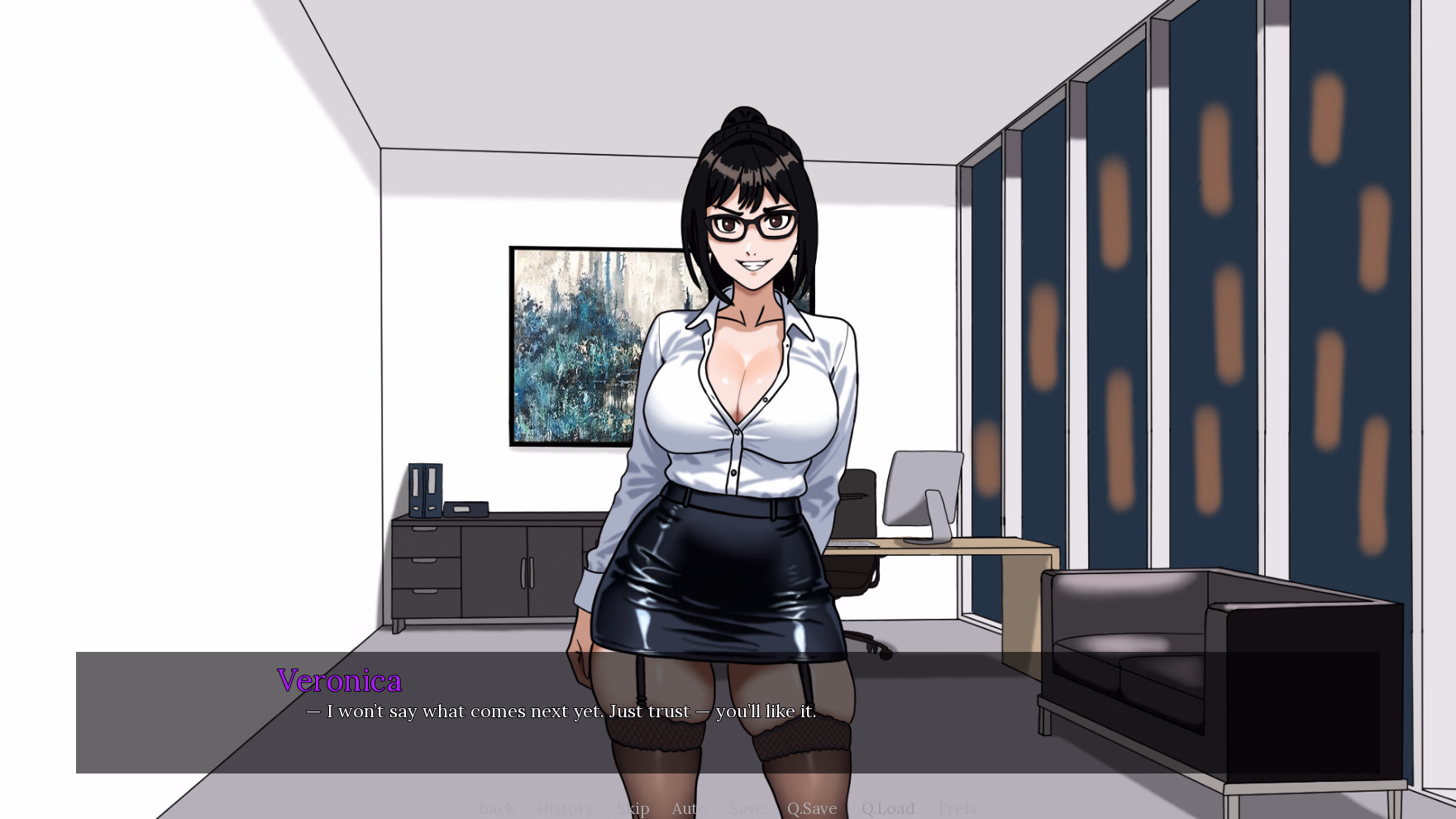 VN Ren'Py Completed My Femdom Boss [Ch.5] [CraveRot]