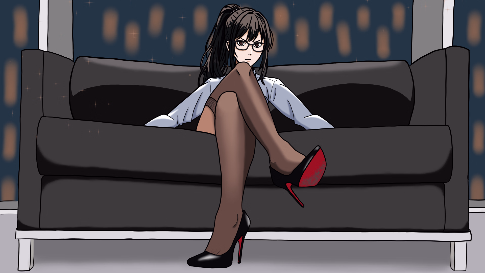 VN Ren'Py Completed My Femdom Boss [Ch.5] [CraveRot] download