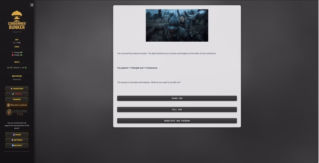 HTML Condemned Bunker [v0.13] [testoviron]
