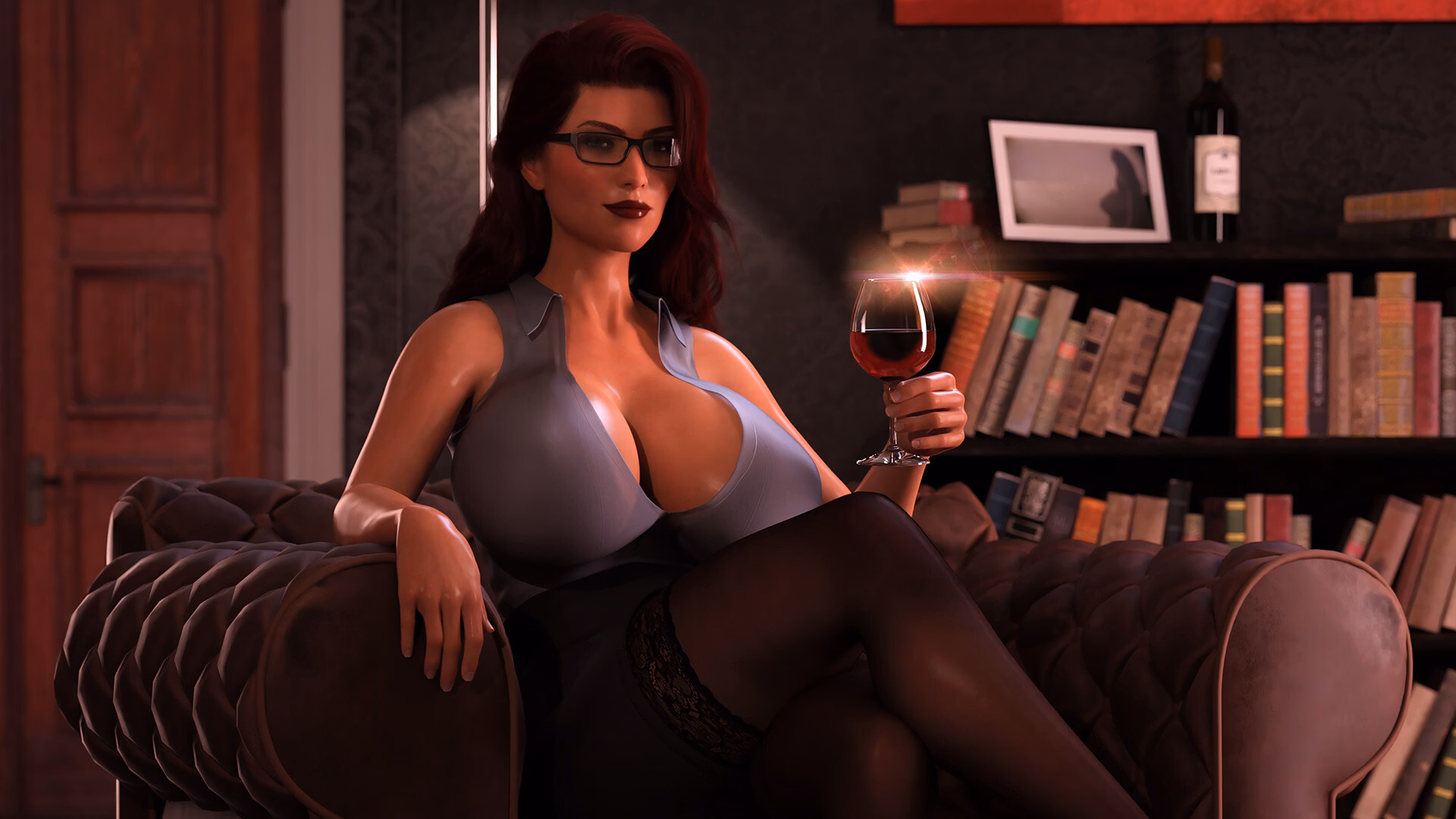 VN Ren'Py MILF LOVE - Spa Date [Demo] [CrazySky3D]