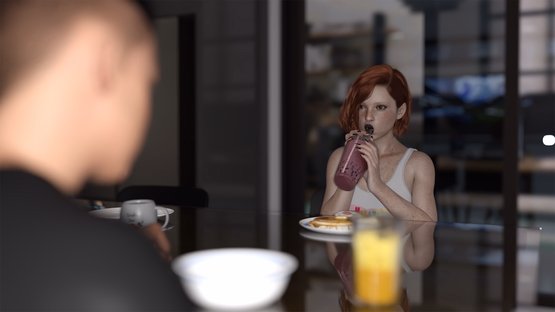 VN Ren'Py Under Watching Eyes [v0.1] [Lost Hope Studios]