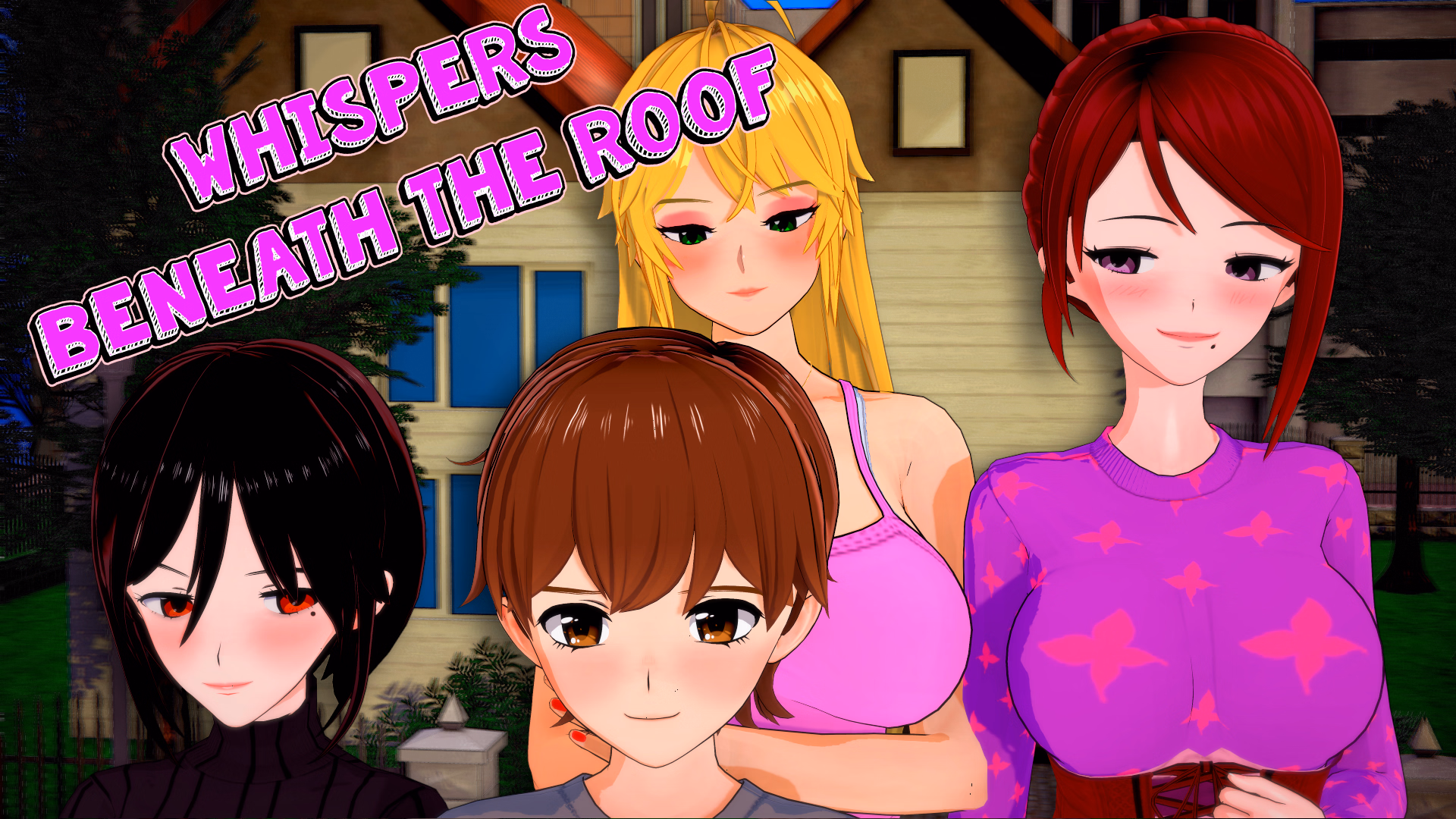VN Ren'Py Whispers Beneath the Roof [v1.0] [Purple Pulse]
