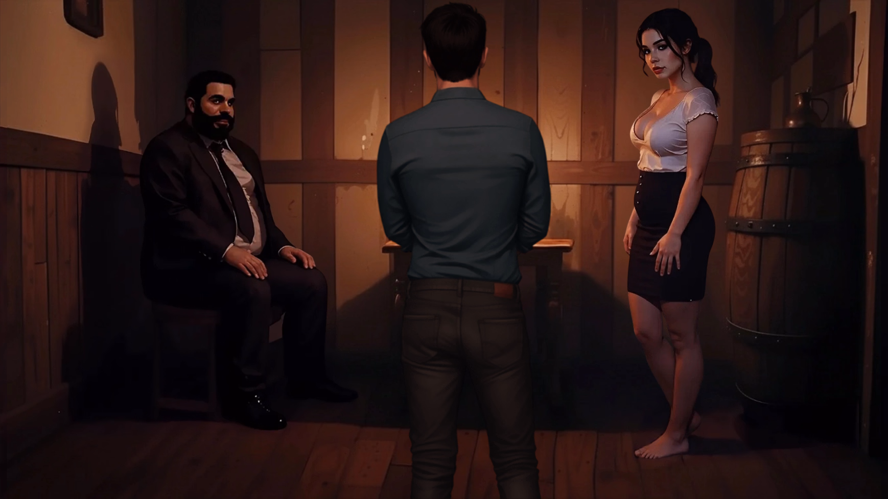 Ren'Py Three and One: The Cursed Mansion [v0.27 Public] [Man from icecream van]