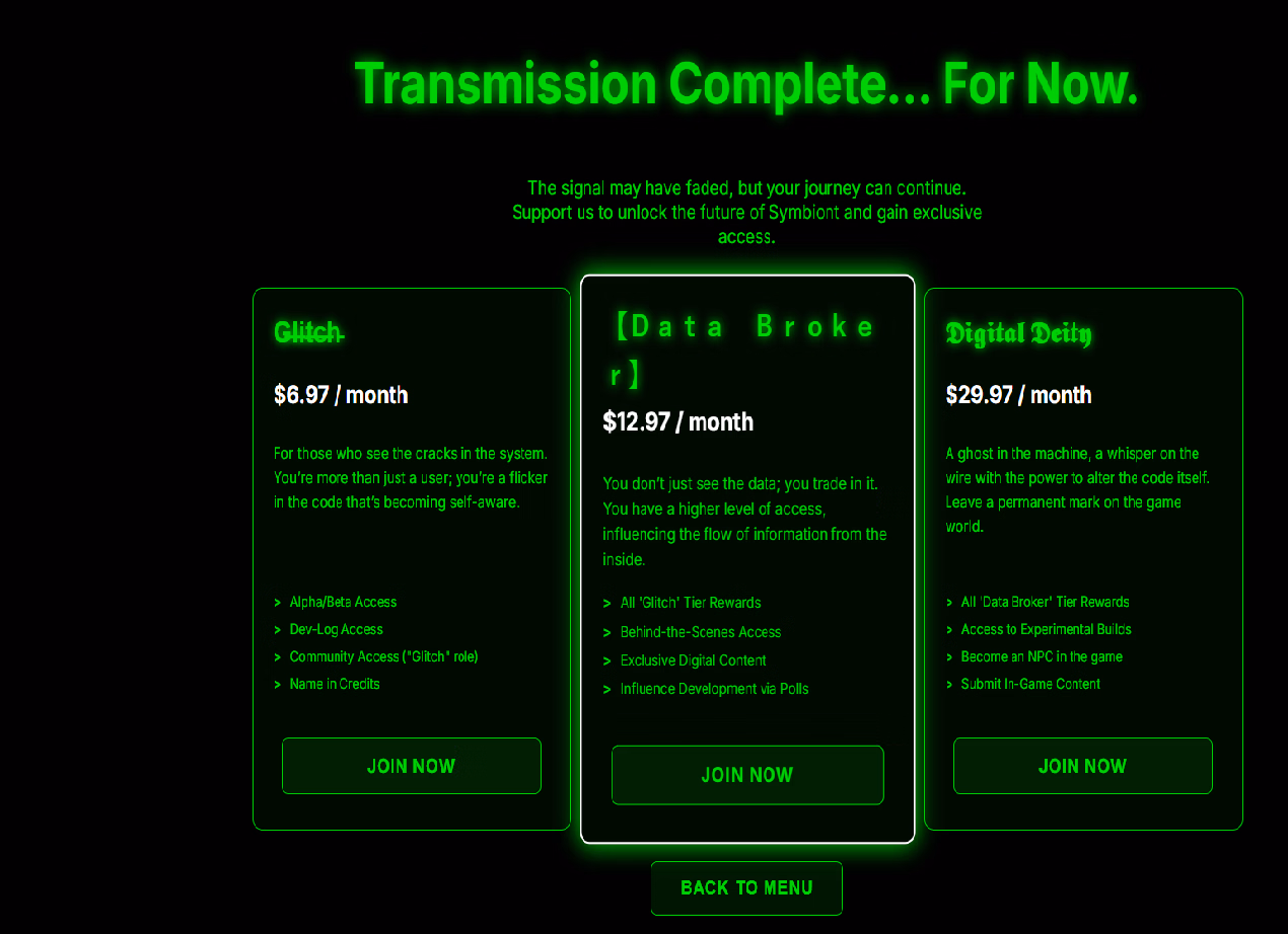 HTML Symbiont [v0.2 Demo] [VGS STUDIOS]